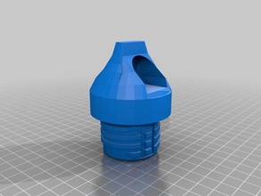 lid aluminum water bottle 3d printing 3d print model - Mito3D