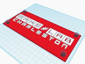 makelab charleston plaque 3d printing 3d print model - Mito3D