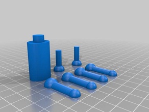 forearms torso shins other 3d print model - Mito3D