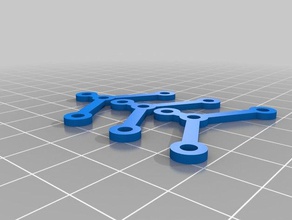 minimal customizable linkage arm segment engineering connector customizer element linkages 3d print model - Mito3D