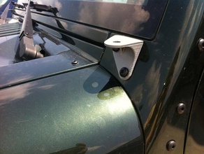 2011 jeep jk windshield light bracket automotive 3d print model - Mito3D