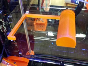universal spool holder airwolf hd 3d printer accessories abs filament 3d print model - Mito3D