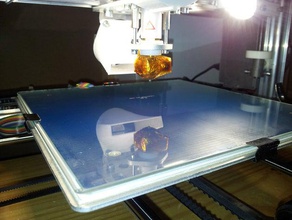 k8200 3drag heatbed vetro mod la stampante parti lastra di 3d print model - Mito3D