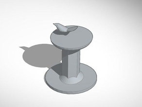 universal bird sundial outdoor garden clock clocks sundials sun dial 3d print model - Mito3D