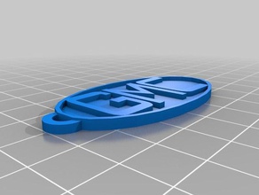 gmc keychains customized 3d print model - Mito3D