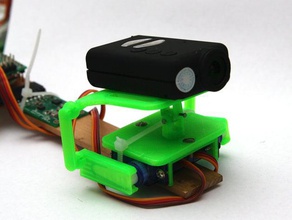 simple camera gimbal robotics gyroscope servo stabilization 3d print model - Mito3D