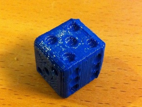 dice game openscad parametric 3d print model - Mito3D