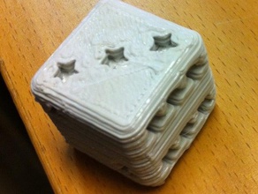 star dice game openscad parametric 3d print model - Mito3D
