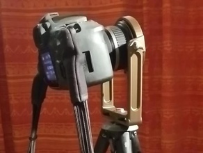 360x180 panoramaspheric Kopf canon 10-22mm Objektiv eos Kamera manfrotto mount Stativ 3d print model - Mito3D