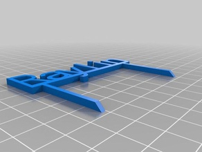 raylin customized garden sign outdoor 3d print model - Mito3D