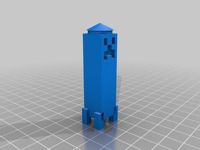 realistico in piedi creeper sculture frullatore makeredchallenge minecraft 3d print model - Mito3D