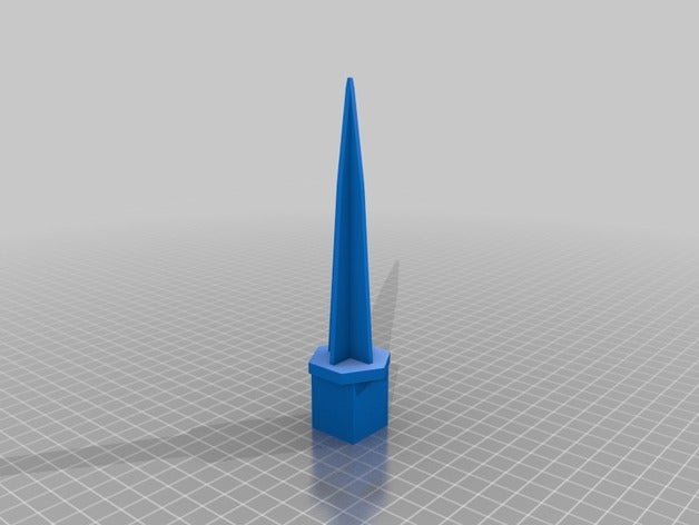 led light stake 3d printing garden replacement 3D print model - Mito3D