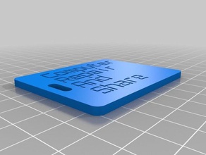 crs tag organization customized 3d print model - Mito3D
