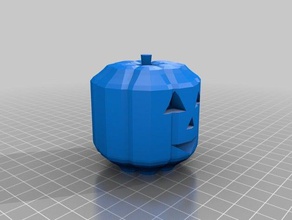 meu personalizados jack-o-lantern decoração 3d print model - Mito3D