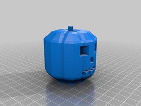 my customized jack-o-lantern2 decor 3d print model - Mito3D