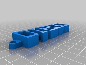 diego llavero 3 organización personalizado 3d print model - Mito3D