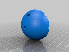 laserball décor 3d print model - Mito3D