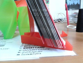 a5 magazine stand organisation 3d print model - Mito3D