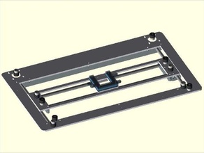 corexy scaler macchina strumenti cartesiano fase cnc gantry h-bot la cintura a cinematica parallela robotica 3d print model - Mito3D