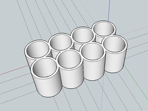 aaa battery holder containers 3d print model - Mito3D