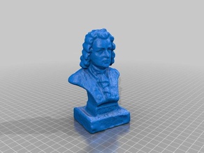 bach models makerbotdigitizer scan 3d print model - Mito3D