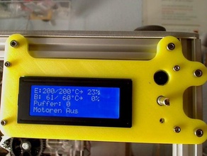 lcd-panel-Halter 3d Drucker - Zubehör reprap smart controller 3d print model - Mito3D