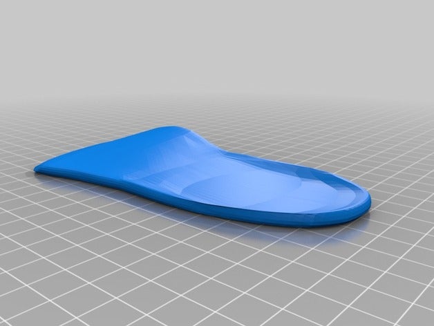 my customized orthotic insoles left foot customizeable other 3D print model - Mito3D