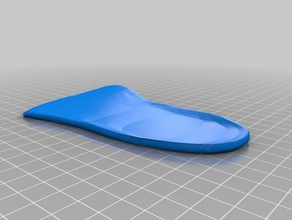 my customized orthotic insoles left foot customizeable other 3d print model - Mito3D