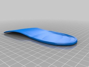 my customized orthotic insoles right foot customizeable other 3d print model - Mito3D