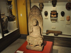 shrine enthroned deity scans replicas 123dcatch buddah captured museum readingmuseum statue 3d print model - Mito3D