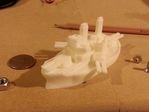 hms dreadnought vehicles battleship sea toy war wwi wwii 3d print model - Mito3D