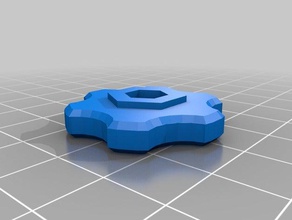 pollice manopola metrica m4 mano strumenti personalizzato 3d print model - Mito3D