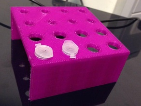 microcentrifuge stand tüp biyoloji laboratuvar araçları 3d print model - Mito3D