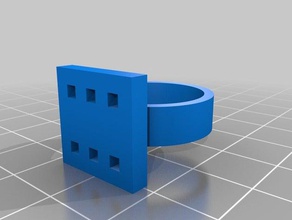 mi personalizados pixel art, diseño de anillo su propio anillos 3d print model - Mito3D