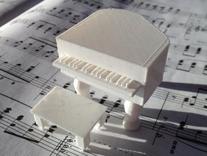 Klavier-keyboard-Bank 3d drucken Kinder Modell Spielzeug 3d print model - Mito3D