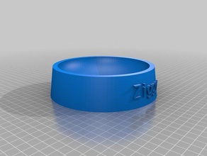 ziggys food bowl pets customized 3d print model - Mito3D