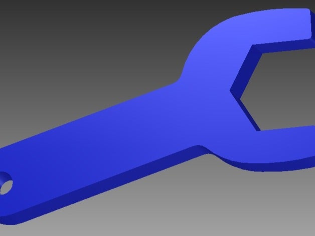 wrench 13 keychain hand tools 3D print model - Mito3D