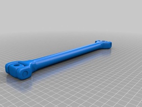 diagonal stab delta printer 3d parts support 3d print model - Mito3D