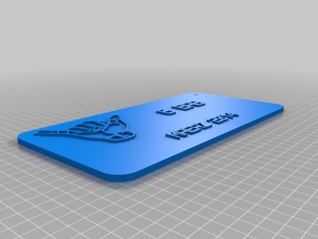 6 bab hang loose signos logotipos personalizado 3D print model - Mito3D