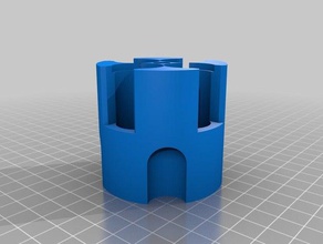 klar Zylinder hellboy prop -Feste Skala Requisiten 3d print model - Mito3D