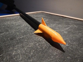 personalizable de aire comprimido cohete juguete juego accesorios personalizador 3d print model - Mito3D
