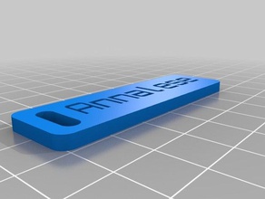 annalese luggage label organization customized 3d print model - Mito3D
