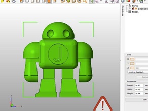 el robot modelo los robots 3d print model - Mito3D