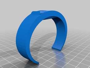 185mm fitbit flex arc band bracelets customized 3d print model - Mito3D