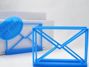 mailenvelope holder household mail organizer office 3d print model - Mito3D