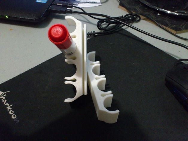 marker klibi beyaz tahta ofis kuru silinebilir işaretleyici tutucu kalem sahibi sabit 3D print model - Mito3D
