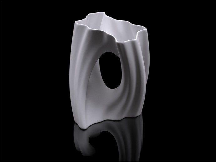 julia vaso 002 flusso per la matematica art frattale voxel 3D print model - Mito3D