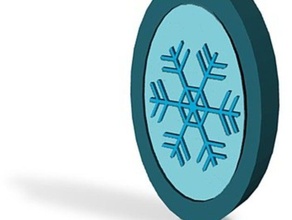 snowflake pendant jewelry charm charms pendants snowflakes 3d print model - Mito3D