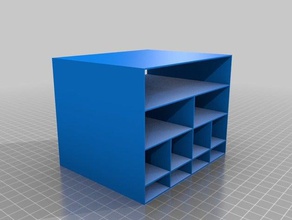 meine individuelle anpassbare mini-Speicher-rack-v16 Container 3d print model - Mito3D