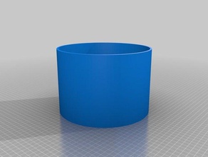my customized tube cap 2 parts 3d print model - Mito3D
